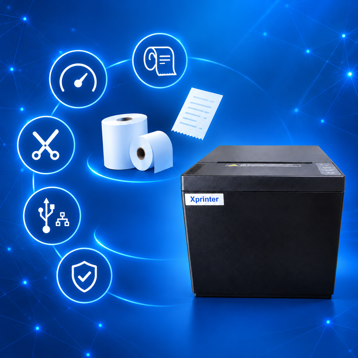 Как выбрать чековый принтер для магазина: особенности Xprinter A160M